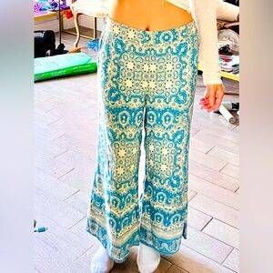 Feather and Bone by Anthropologie Palazzo or wide leg pants S4